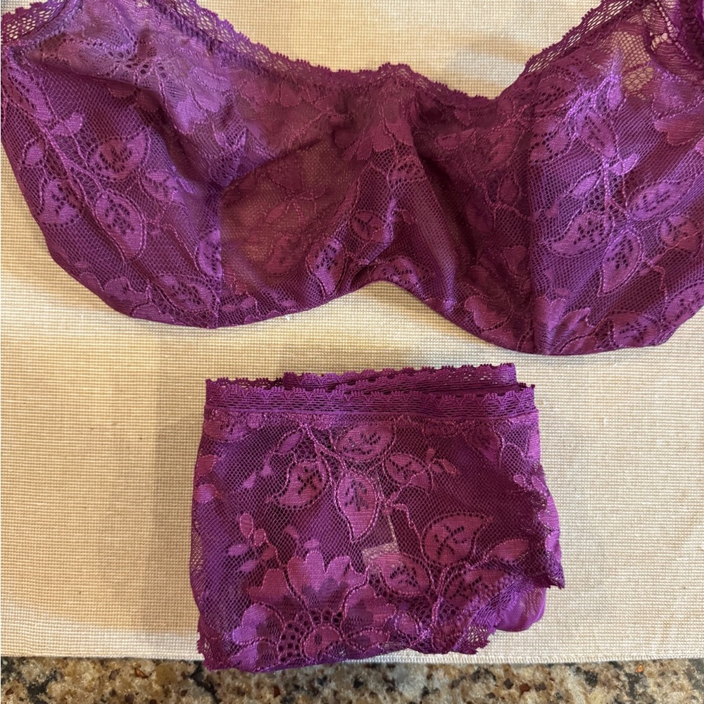 Adore me bra and panties set. Never worn.